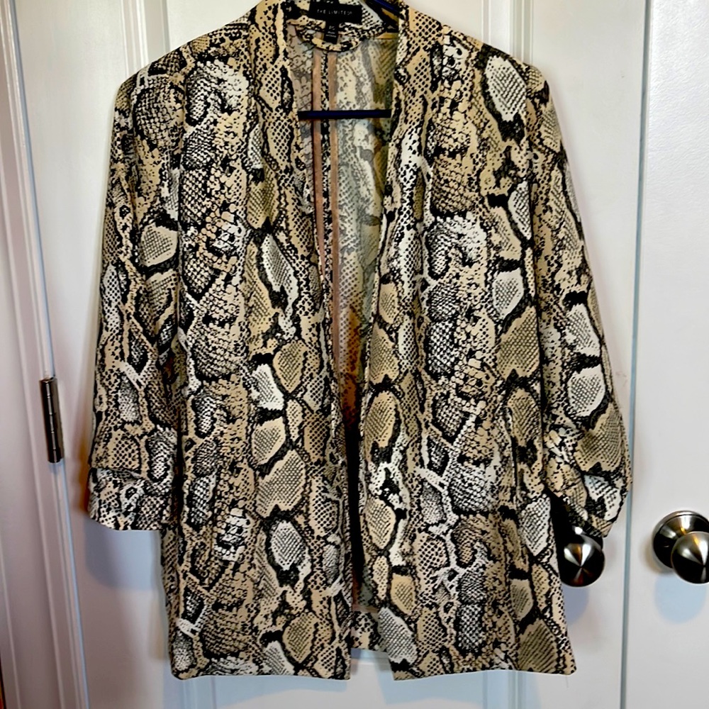 The Limited PS snake print blazer